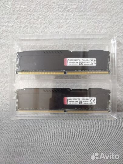 Оперативная память ddr4 hyperx fury 8gb 2x4