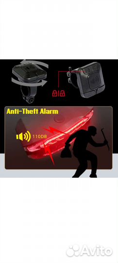 Светодиодный задний фонарь для велосипеда