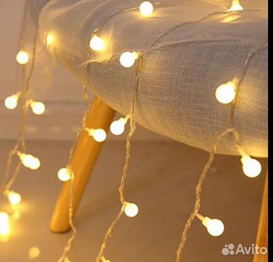 Наружная гирлянда для комнаты 100 свет 10 метров