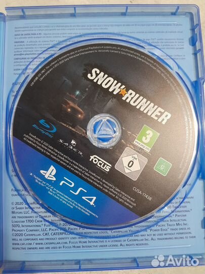 Snowrunner PS4 диск