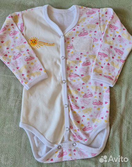 Боди для девочки 68 74