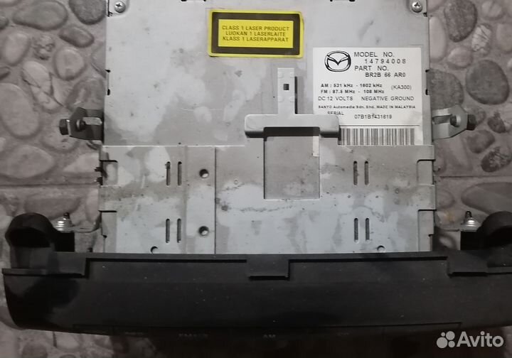 Магнитола на mazda 3 bk