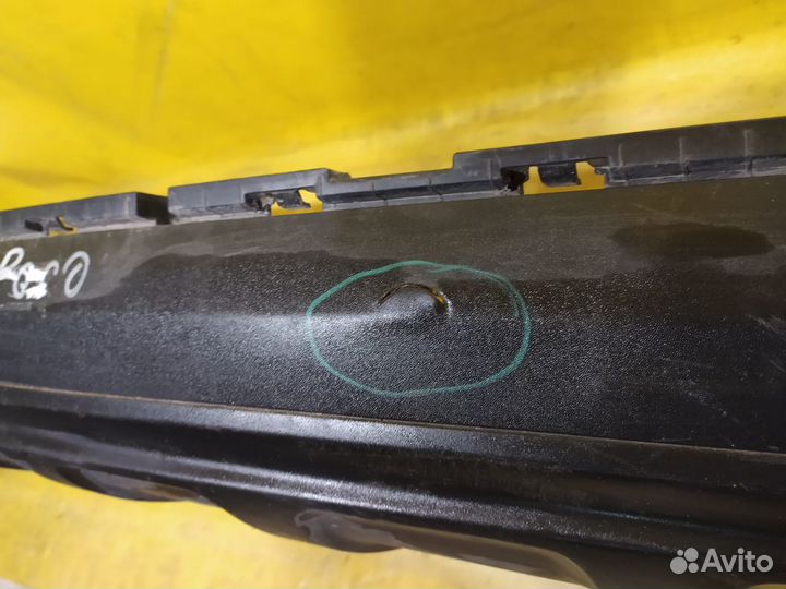 Юбка спойлер заднего бампера Kia Sportage 4 2016