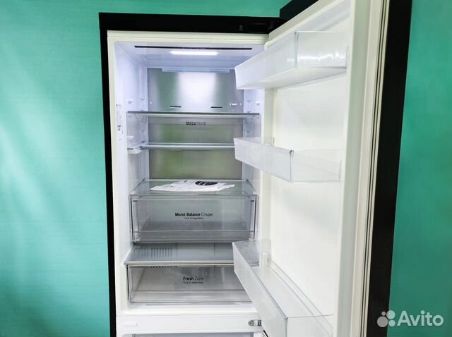 Холодильник LG черный no frost+ 2 года гарантии объявление продам