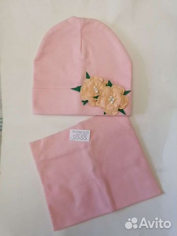 Комплект шапка и снуд