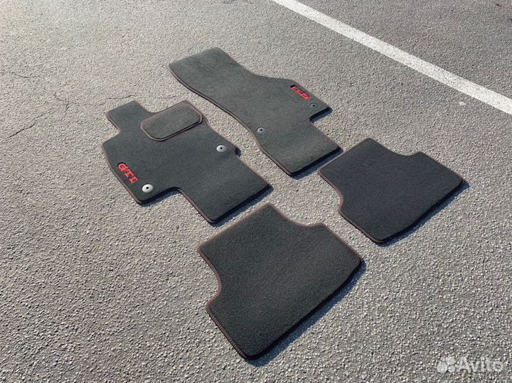 Коврики Volkswagen Golf ворсовые велюровые в салон