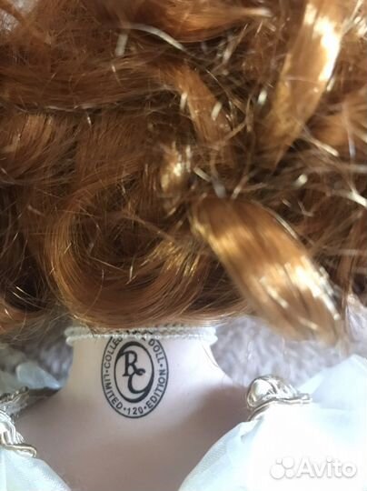 Кукла новая фарфоровая коллекционная ремеко