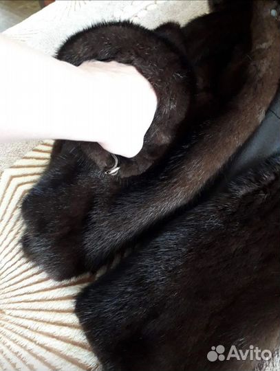 Шуба норковая с капюшоном 42 44