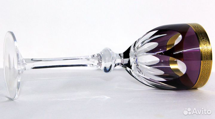 Klokotschnik цветной хрусталь фужер 22см Prasident