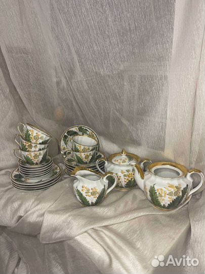 Сервиз чайный Горюн трава предметно