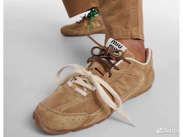 Кроссовки Miu Miu x New Balance 530 Milk Brown