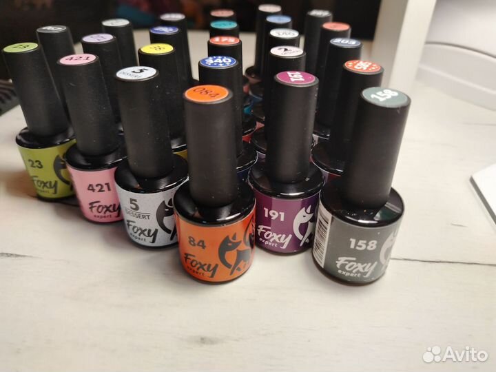 Гель-лаки для ногтей Foxy