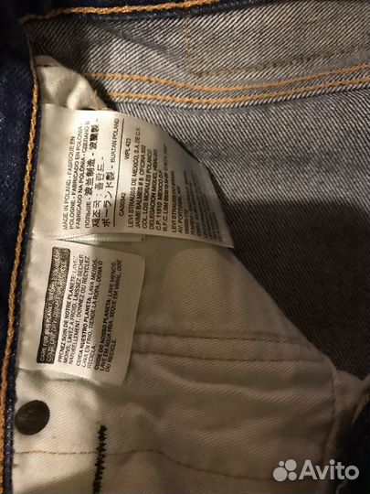 Джинсы levis 501 w27 l32