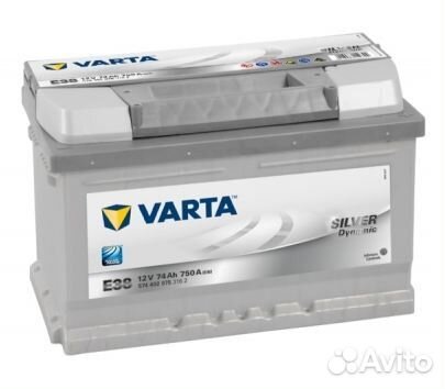 Аккумулятор на авто Варта Сильевр Е38