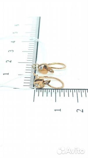 Золотые серьги