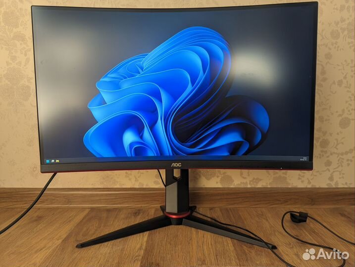 Монитор игровой 144 гц 27 2k QHD AOC CQ27G2U/BK