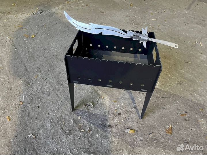 Мангал практичный, жаропрочная краска 1200гр