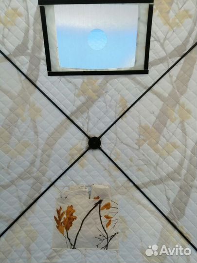Палатка зимняя утеплённая куб 2203