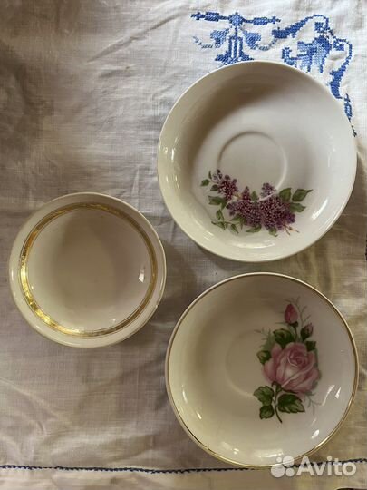 Тарелки блюдца винтаж СССР