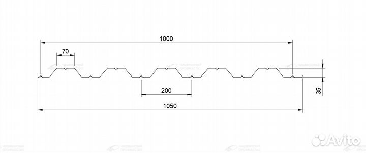Профнастил нс-35