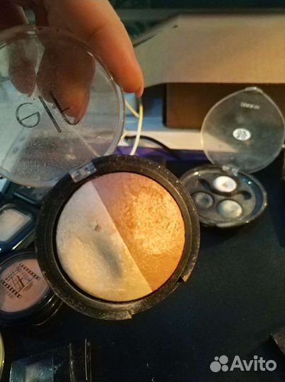 Тени, румяна, хайлайтер