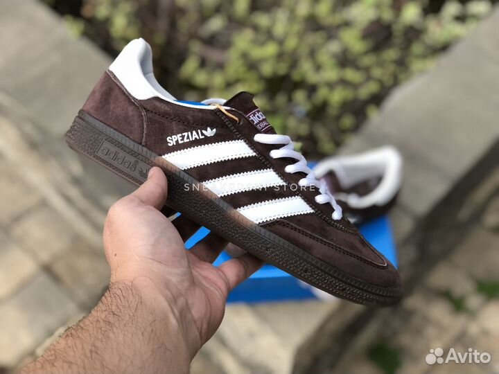 Кроссовки Adidas Handball Spezial Shadow Brown Gum