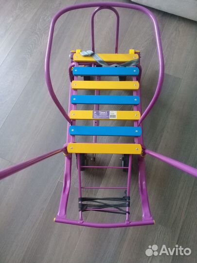 Детские санки с колесами