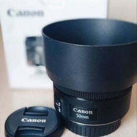 Объектив canon ef 50мм stm