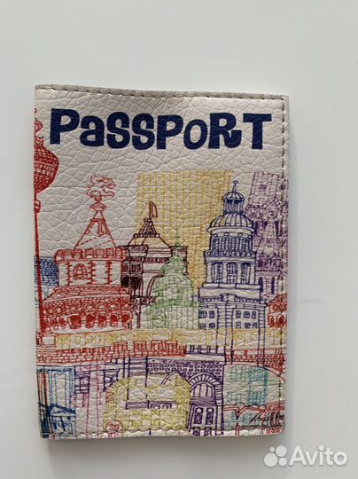 Обложка на паспорт кожаная