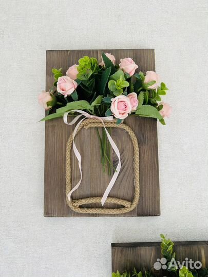 Панно на стену, цветы, декор для дома и дачи