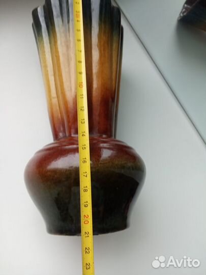 Вазочка. Фаянс. Глазурь. СССР. Винтаж