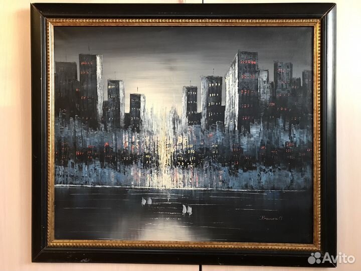 Картина «Ночной Манхэттен» Банкофф