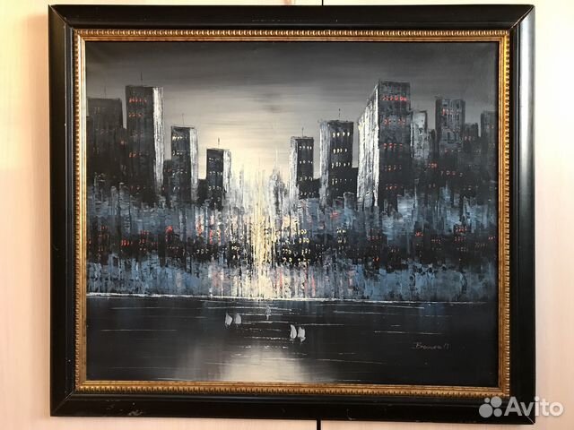 Картина «Ночной Манхэттен» Банкофф