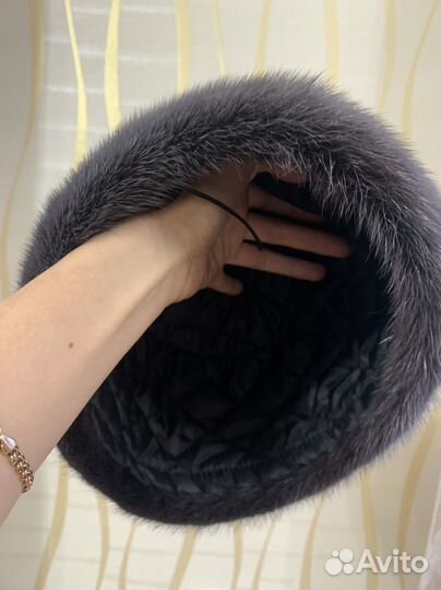 Берет норковый