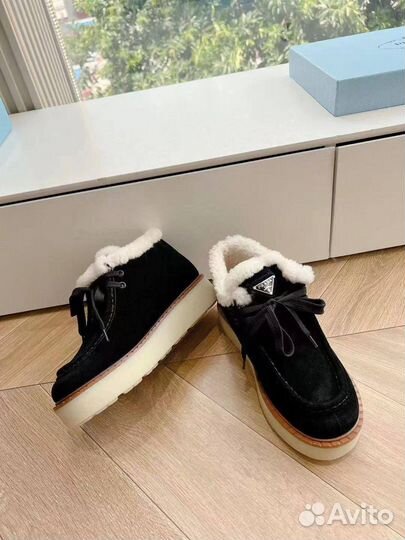 Ботинки зима Prada