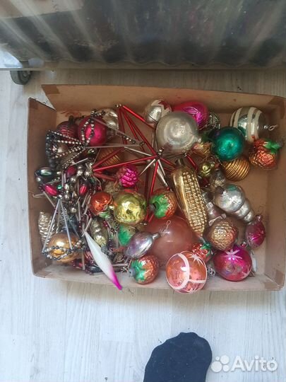 Елочные игрушки СССР советские