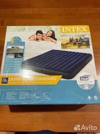 Надувной матрас intex 1.83х2.03х25