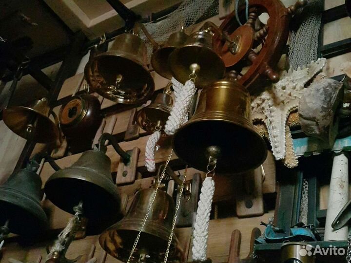 Рында корабельная старинная колокол антиквариат
