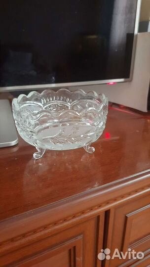 Ваза хрустальная СССР и чехословацкая