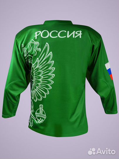 Хоккейный свитер (майка-цвет зеленый)