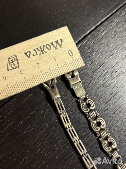 Браслет серебро 875 для наручных часов