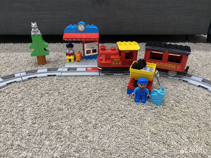 Lego duplo поезд на паровой тяге (10874)