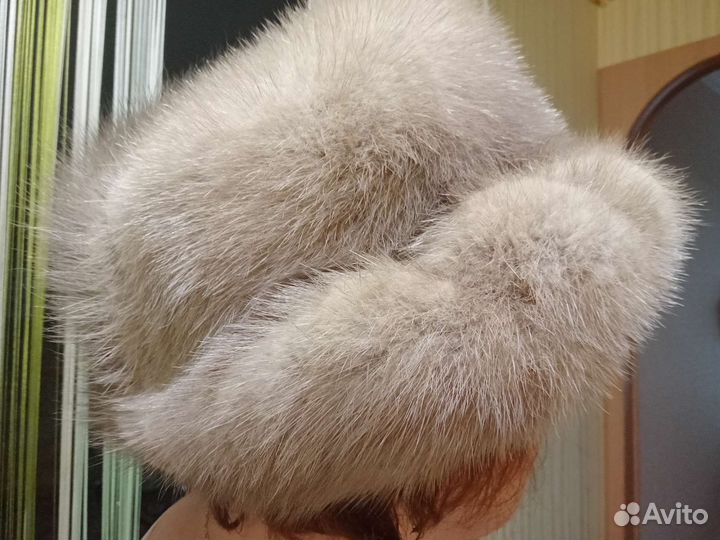 Шапка норковая женская