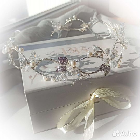 Свадебный венок. Украшение для волос