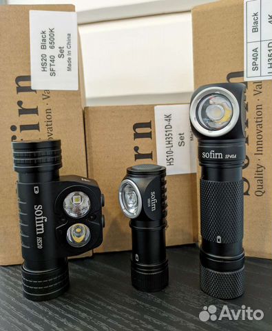 Налобный фонарь (Новый)