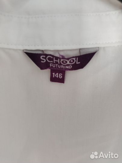 Блузка школьная для девочки 146