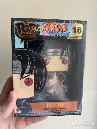 Funko POP Pin Naruto: Itachi, sasuke, kakashi