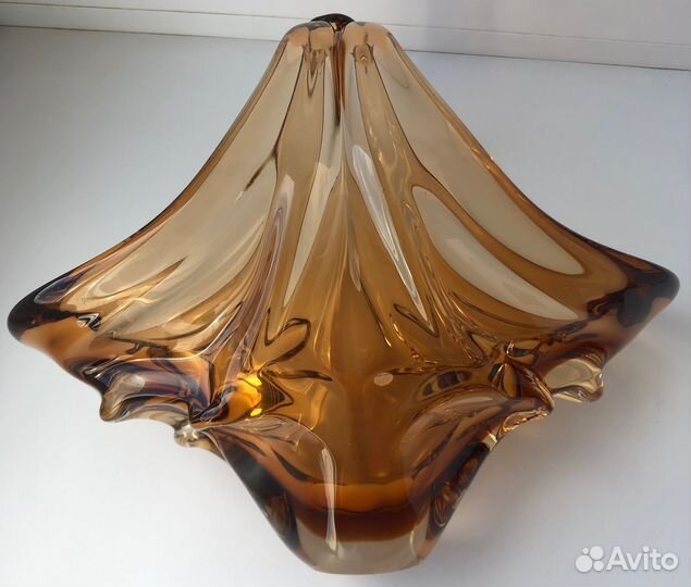 Ваза конфетница Jan Beranek Чехословакия 1960-е