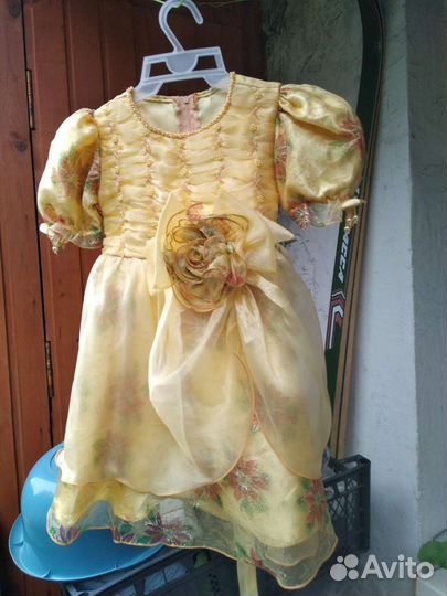 Детское нарядное платье, рост 116
