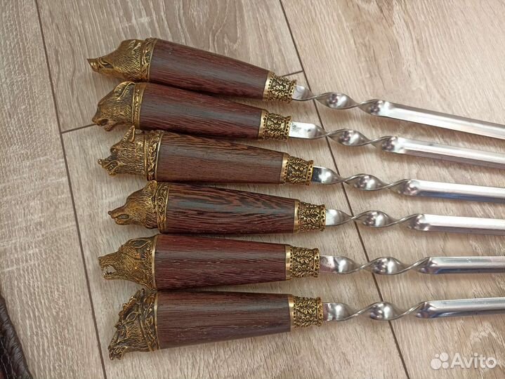 Шампура и чехлы ручной работы